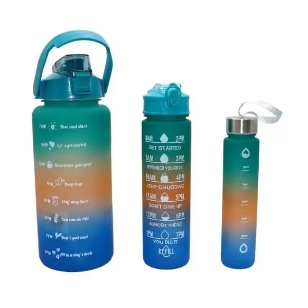 Set of 3 Motivational Water Bottles - Image 12