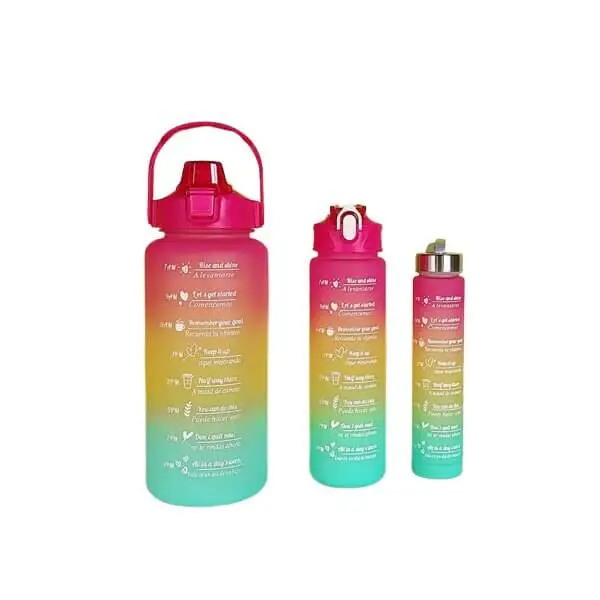 Set of 3 Motivational Water Bottles - Image 14