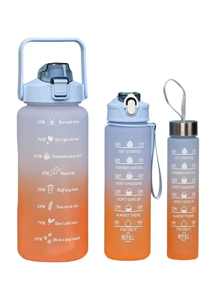 Set of 3 Motivational Water Bottles - Image 5