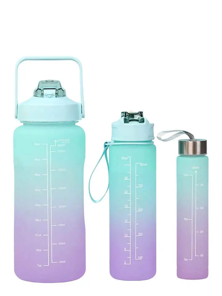 Set of 3 Motivational Water Bottles - Image 7