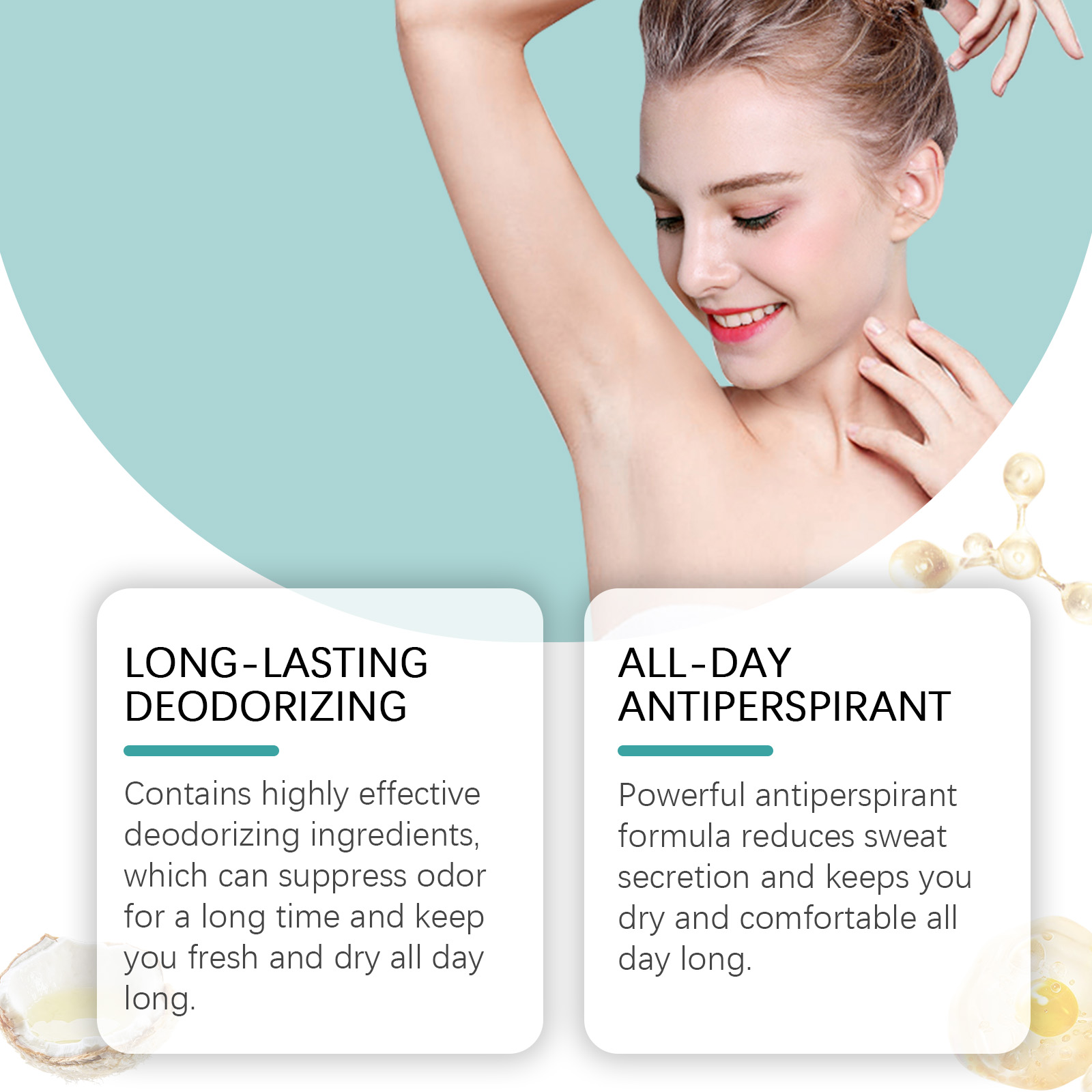 OceAura Stay Fragrance Gel Summer Skin Refreshing Perspiration Cleaning Stay Fragrance Mild Ingredient Care Gel - Image 4