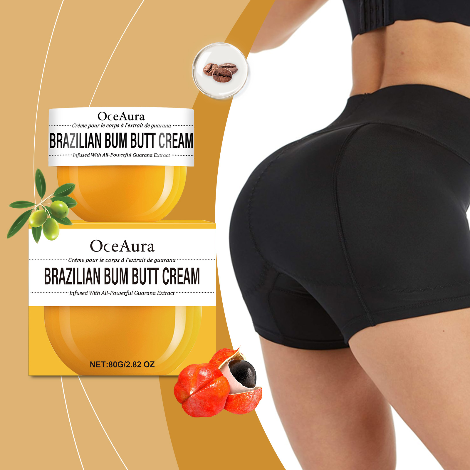 Oceaura Hip Firming Cream Moisturizes Skin Moisturizing And Enhancing Skin Elasticity Body Care Cream - Image 2