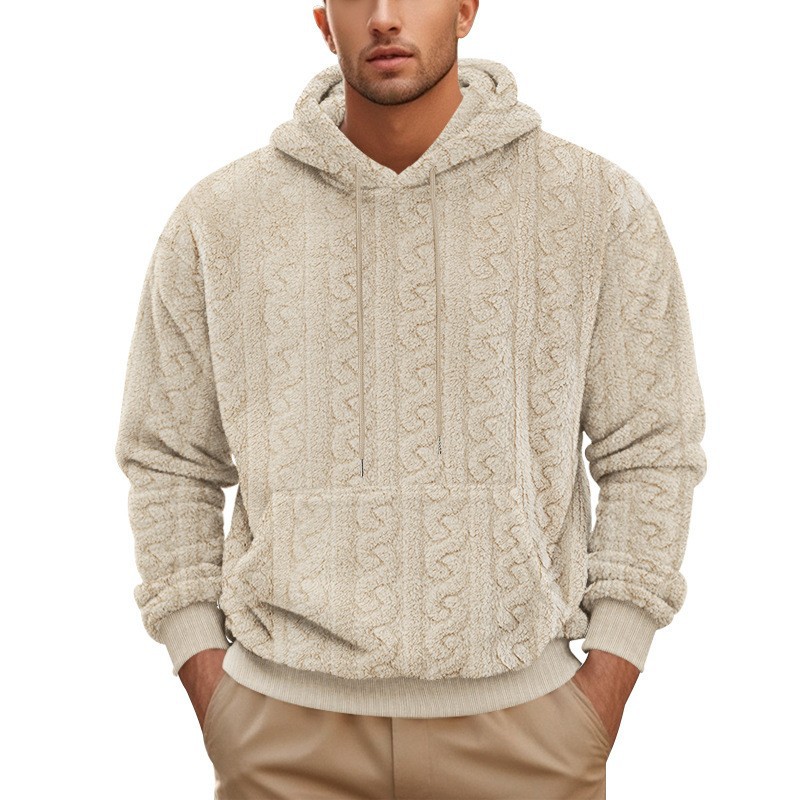 Men's winter hooded sweatshirt - Image 6
